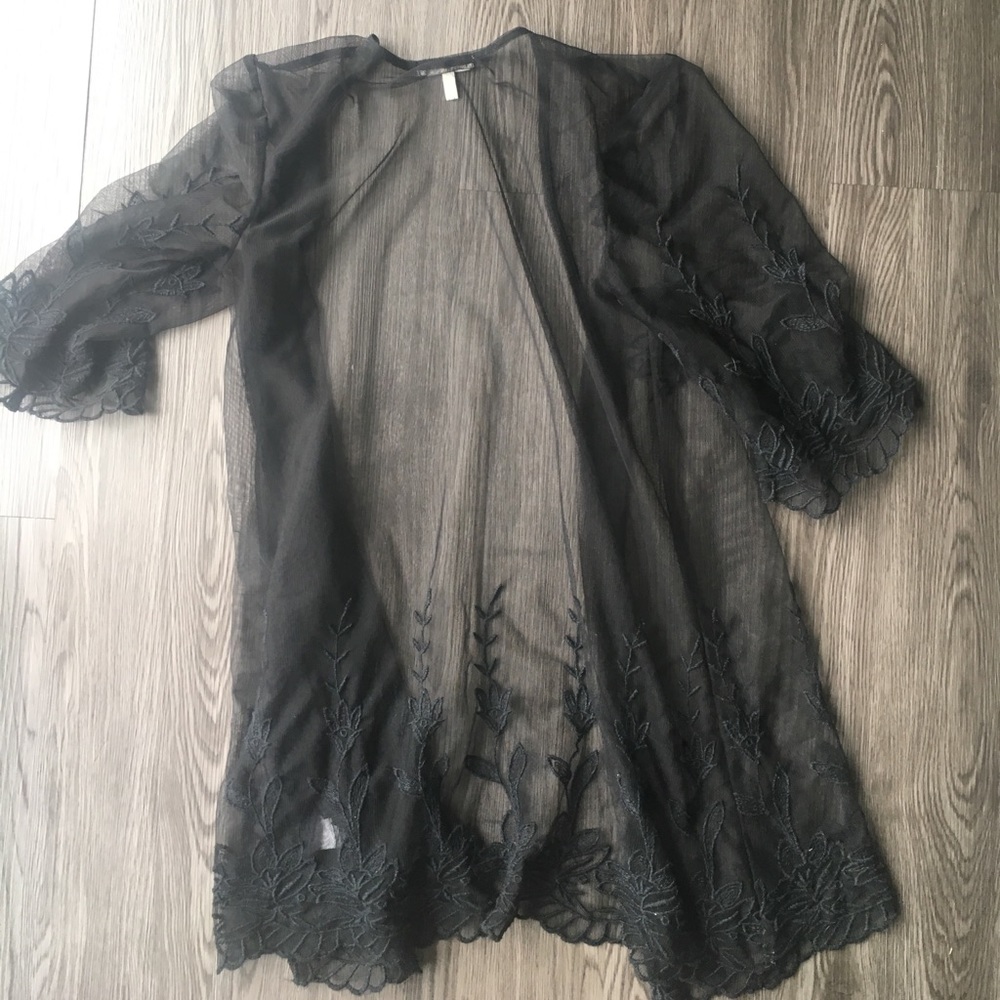 Lace & Mesh Cardigan- NWOT